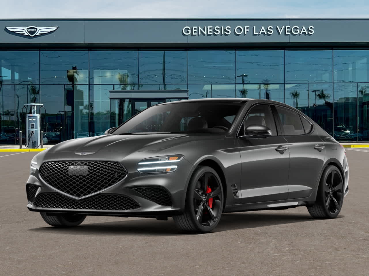 Makalu Gray 2026 Genesis G70 Sedan All-Wheel Drive 8-Speed Automatic