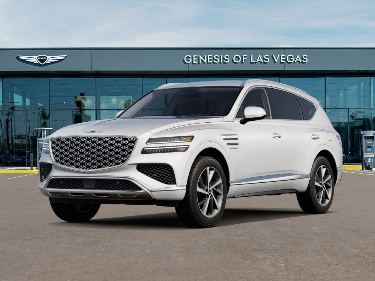 Uyuni White 2027 Genesis GV80 SUV / Crossover All-Wheel Drive 8-Speed Automatic