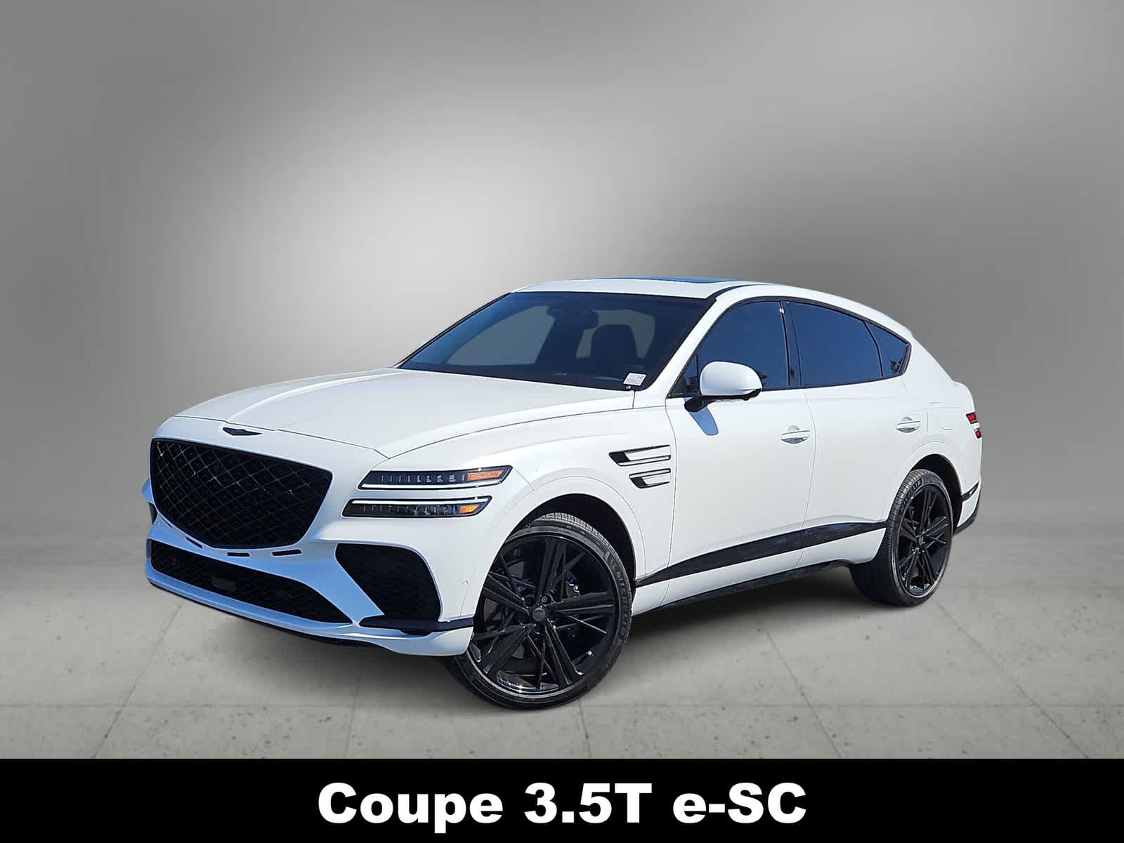 Uyuni White 2026 Genesis GV80 Coupe 3.5T E-SC Prestige Black AWD Coupe All-Wheel Drive 8-Speed Automatic