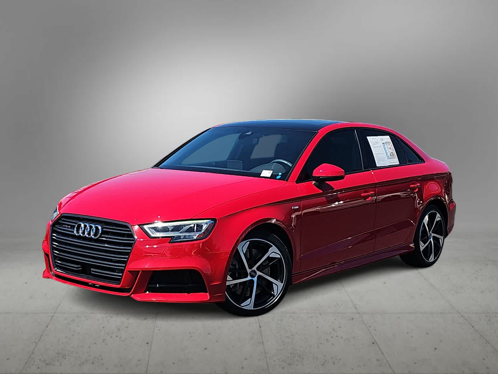 Red 2020 Audi A3 Sedan All-Wheel Drive 7-Speed Automatic