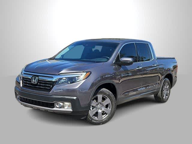 Gray (Modern Steel Metallic) 2020 Honda Ridgeline RTL-E AWD Pickup Truck All-Wheel Drive 6-Speed Automatic
