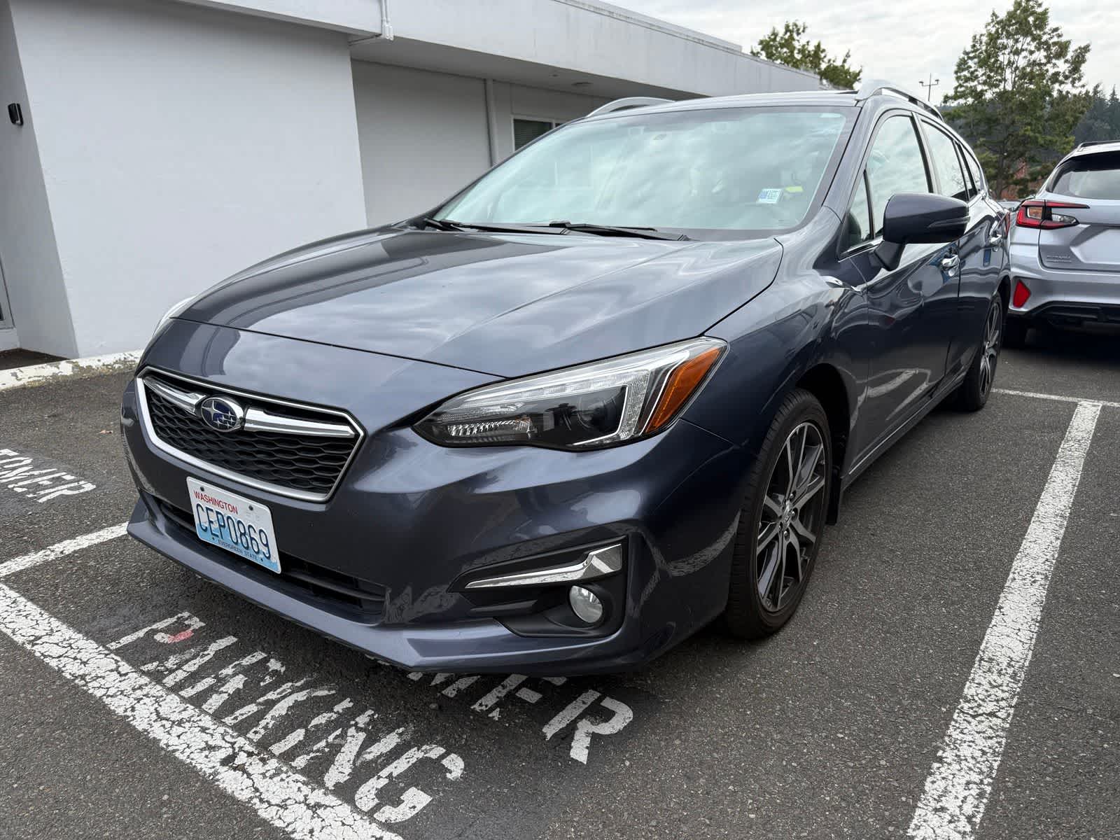 Carbide Gray Metallic 2017 Subaru Impreza Hatchback All-Wheel Drive Continuously Variable Transmission