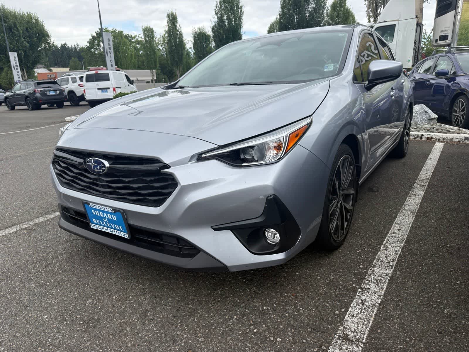 Ice Silver Metallic 2024 Subaru Impreza Wagon All-Wheel Drive Continuously Variable Transmission
