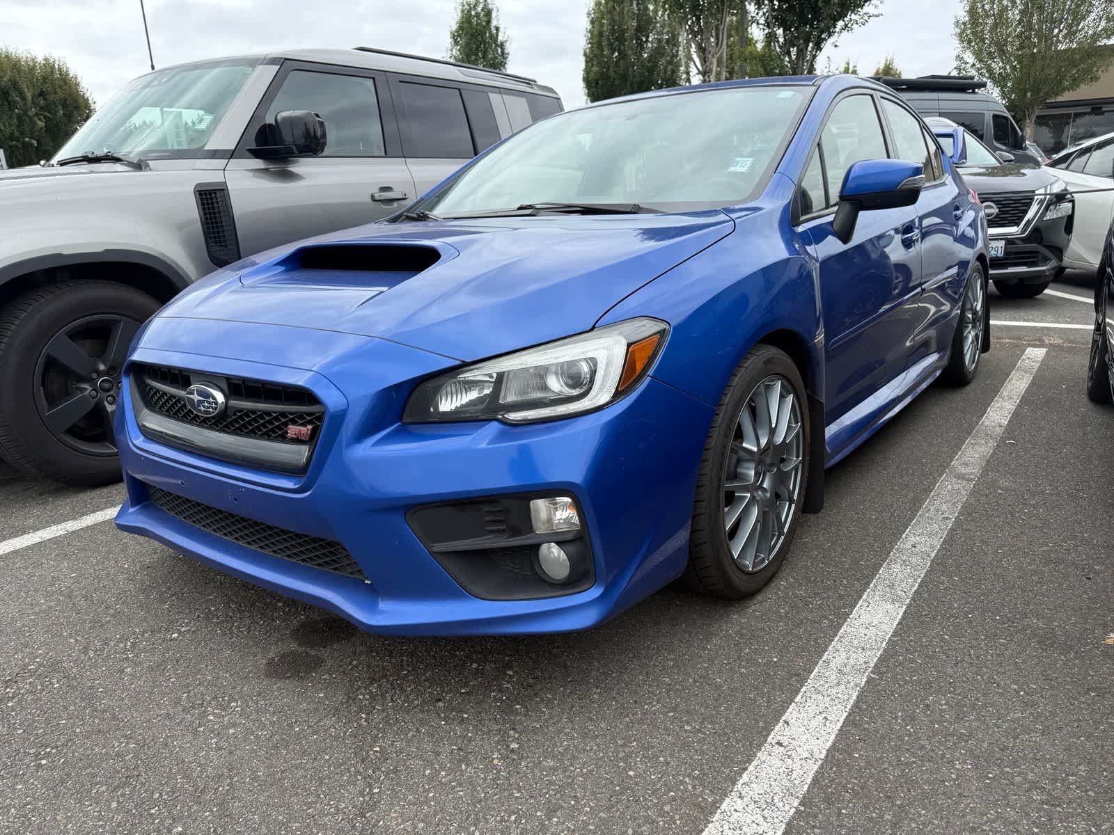 WR Blue Pearl 2016 Subaru WRX STI Sedan All-Wheel Drive 6-Speed Manual