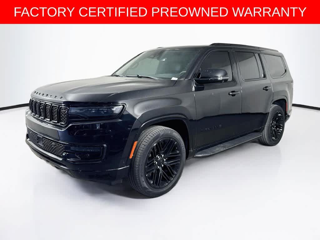 Diamond Black Crystal Pearlcoat 2023 Jeep Wagoneer SUV / Crossover 4X2 8-Speed Automatic