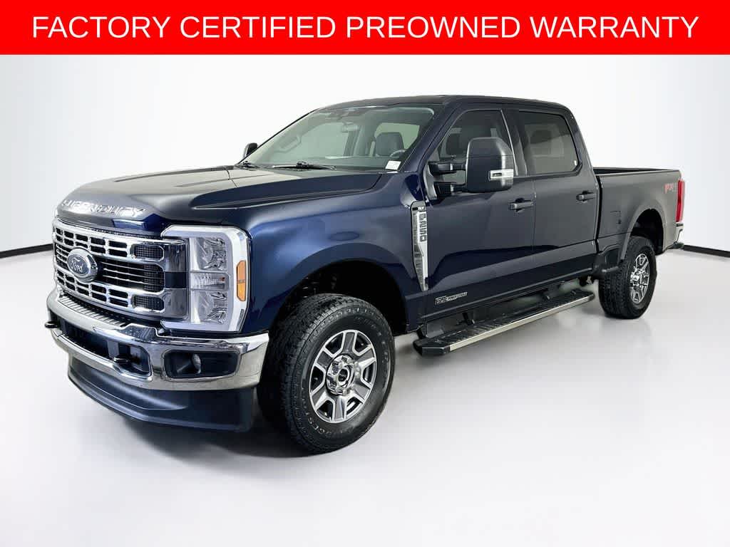 Antimatter Blue Metallic 2025 Ford F-250 Super Duty Pickup Truck Four-Wheel Drive Automatic