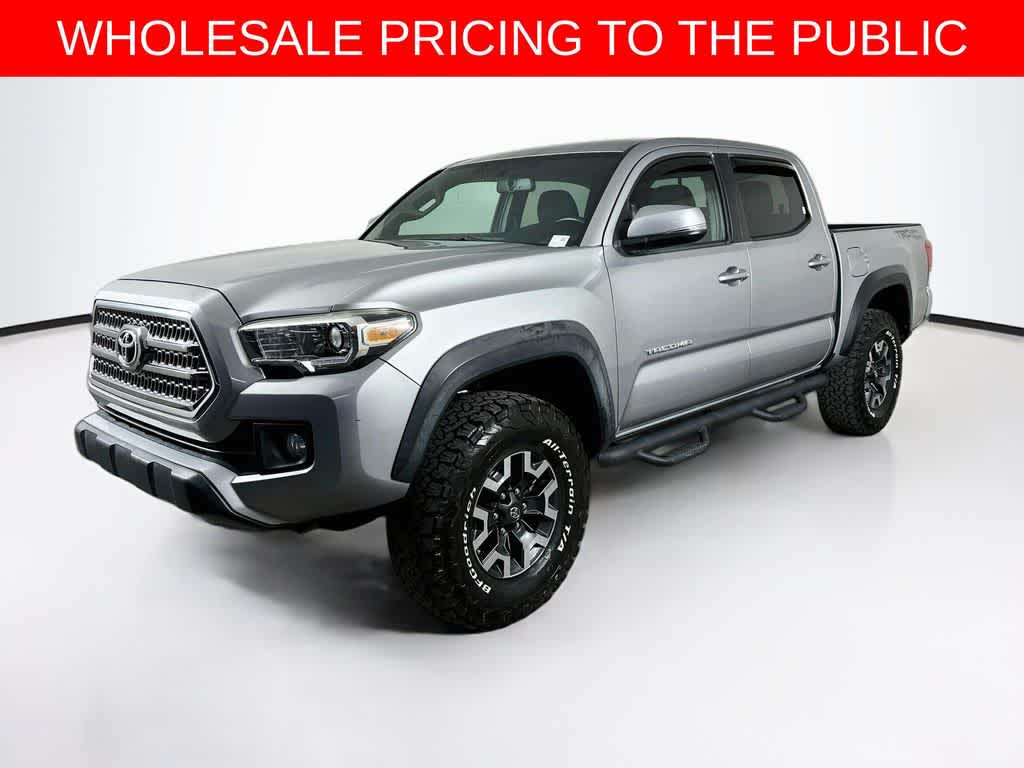 Silver Sky Metallic 2017 Toyota Tacoma Pickup Truck 4X2 6-Speed Automatic