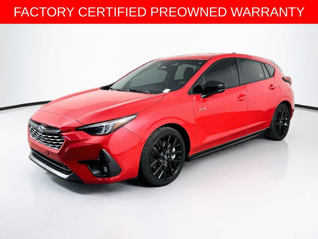 Pure Red 2024 Subaru Impreza Wagon All-Wheel Drive Continuously Variable Transmission