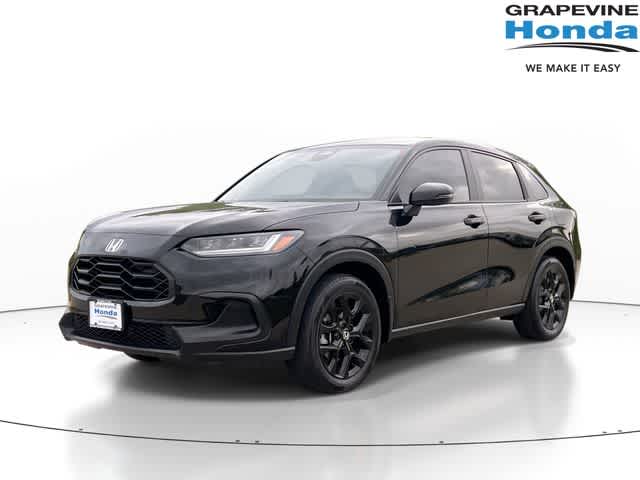 Crystal Black Pearl 2024 Honda HR-V Sport FWD SUV / Crossover Front-Wheel Drive Continuously Variable Transmission
