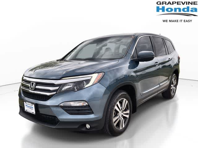 Blue 2018 Honda Pilot EX-L AWD SUV / Crossover All-Wheel Drive 6-Speed Automatic