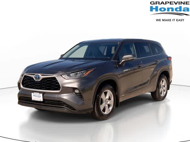 Magnetic Gray Metallic 2020 Toyota Highlander Hybrid LE AWD SUV / Crossover All-Wheel Drive Continuously Variable Transmission