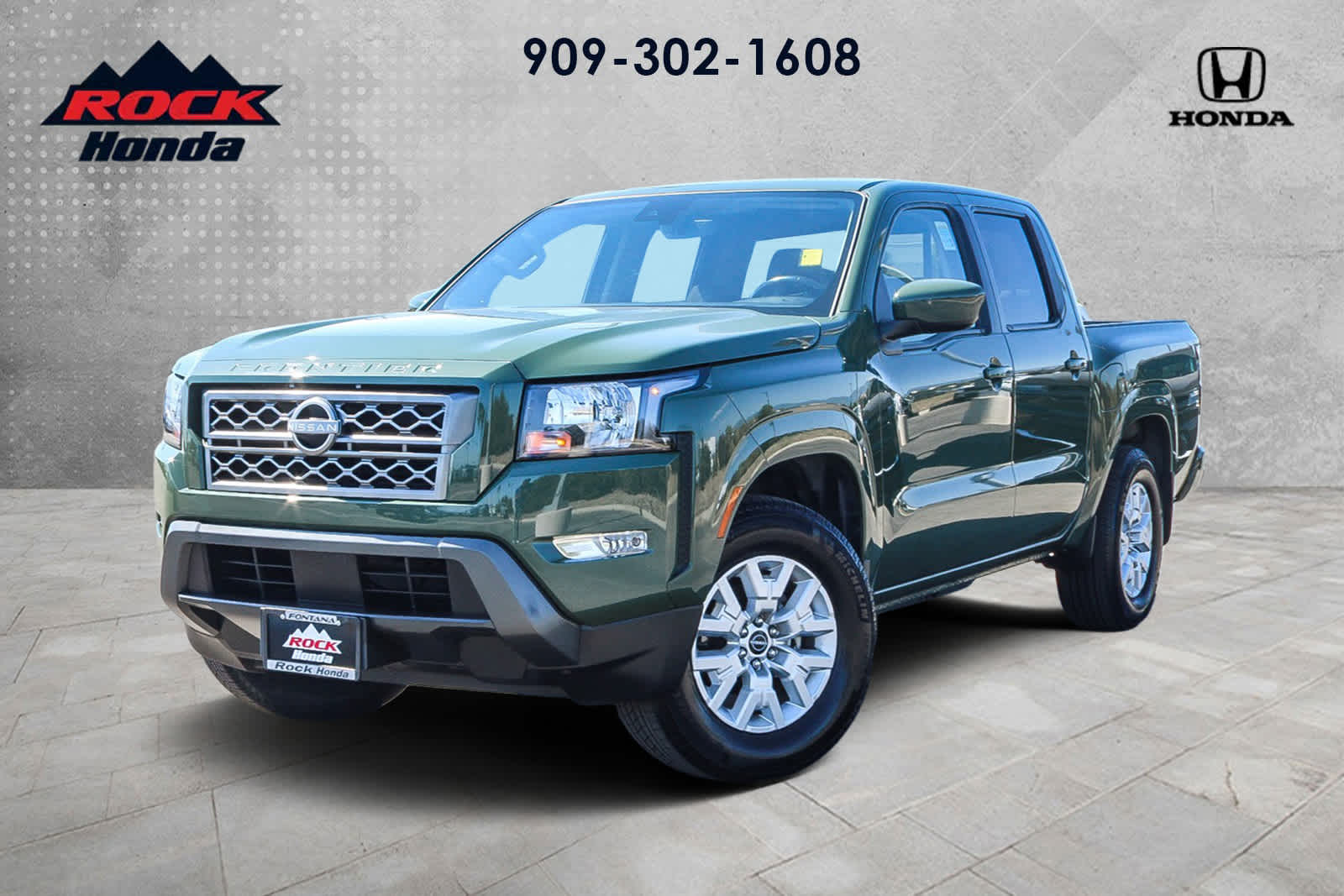 Tactical Green Metallic 2024 Nissan Frontier Pickup Truck 4X2 9-Speed Automatic