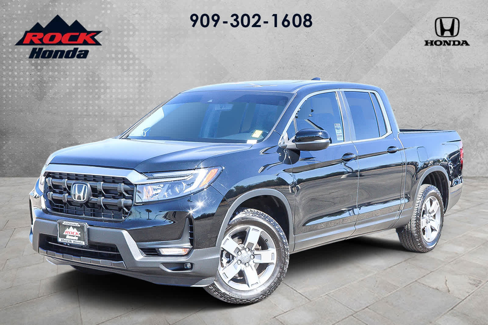 Crystal Black Pearl 2024 Honda Ridgeline Pickup Truck All-Wheel Drive 9-Speed Automatic