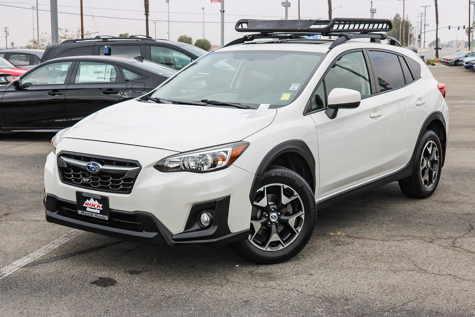 Crystal White Pearl 2018 Subaru Crosstrek Premium SUV / Crossover All-Wheel Drive Continuously Variable Transmission