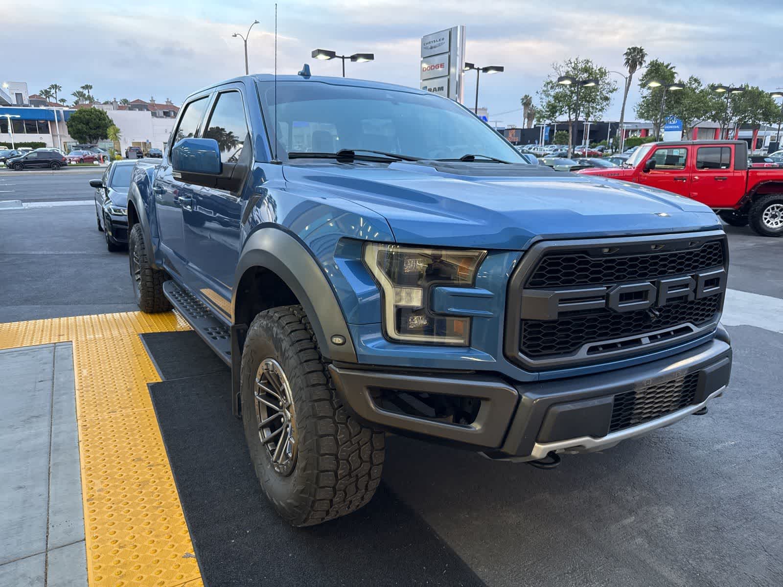 Ford Performance Blue Metallic 2019 Ford F-150 Raptor SuperCrew 4WD Pickup Truck Four-Wheel Drive Automatic