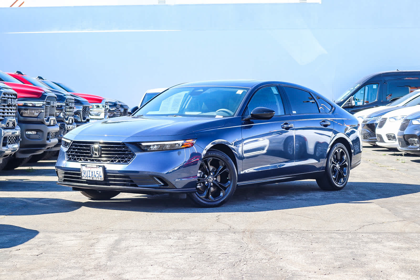 Canyon River Blue Metallic 2025 Honda Accord Sedan Front-Wheel Drive Continuously Variable Transmission