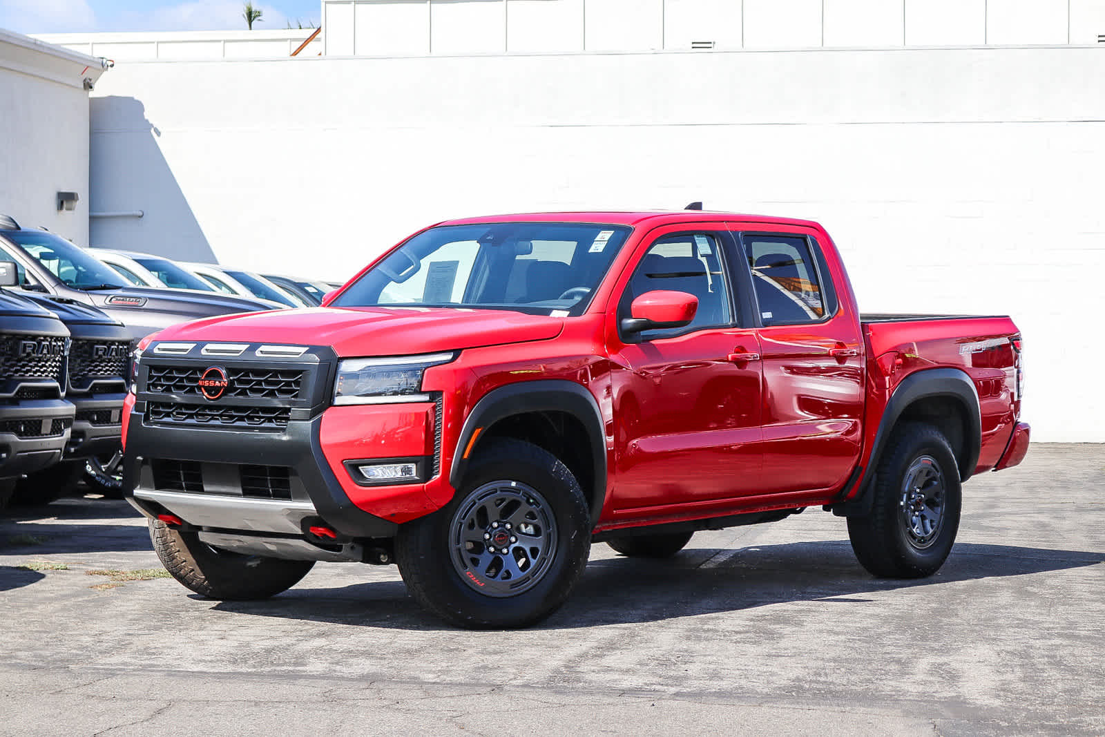 Red Alert 2026 Nissan Frontier Pickup Truck Four-Wheel Drive 9-Speed Automatic