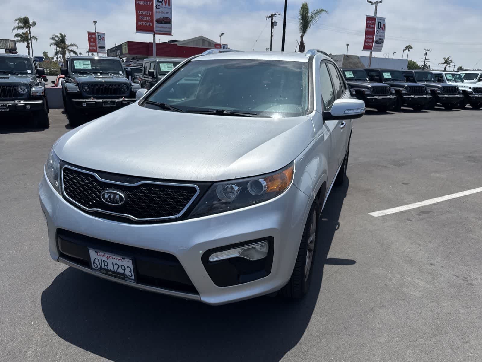 Bright Silver 2012 Kia Sorento SX SUV / Crossover Front-Wheel Drive 6-Speed Automatic