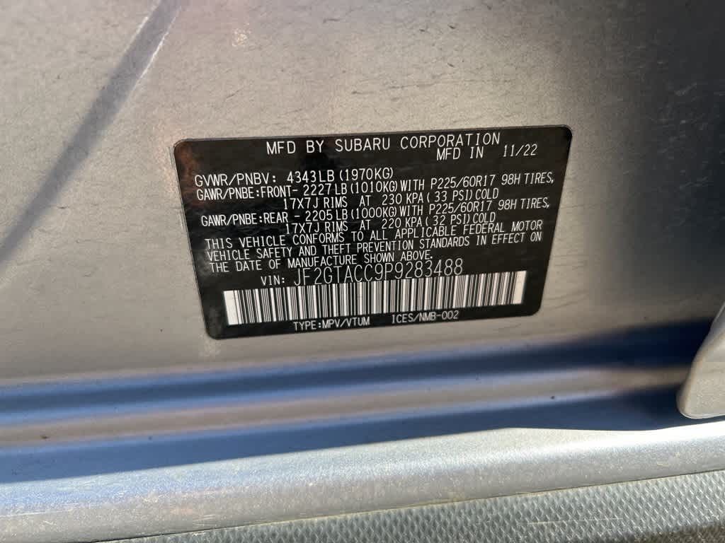 2023 Subaru Crosstrek Premium 35