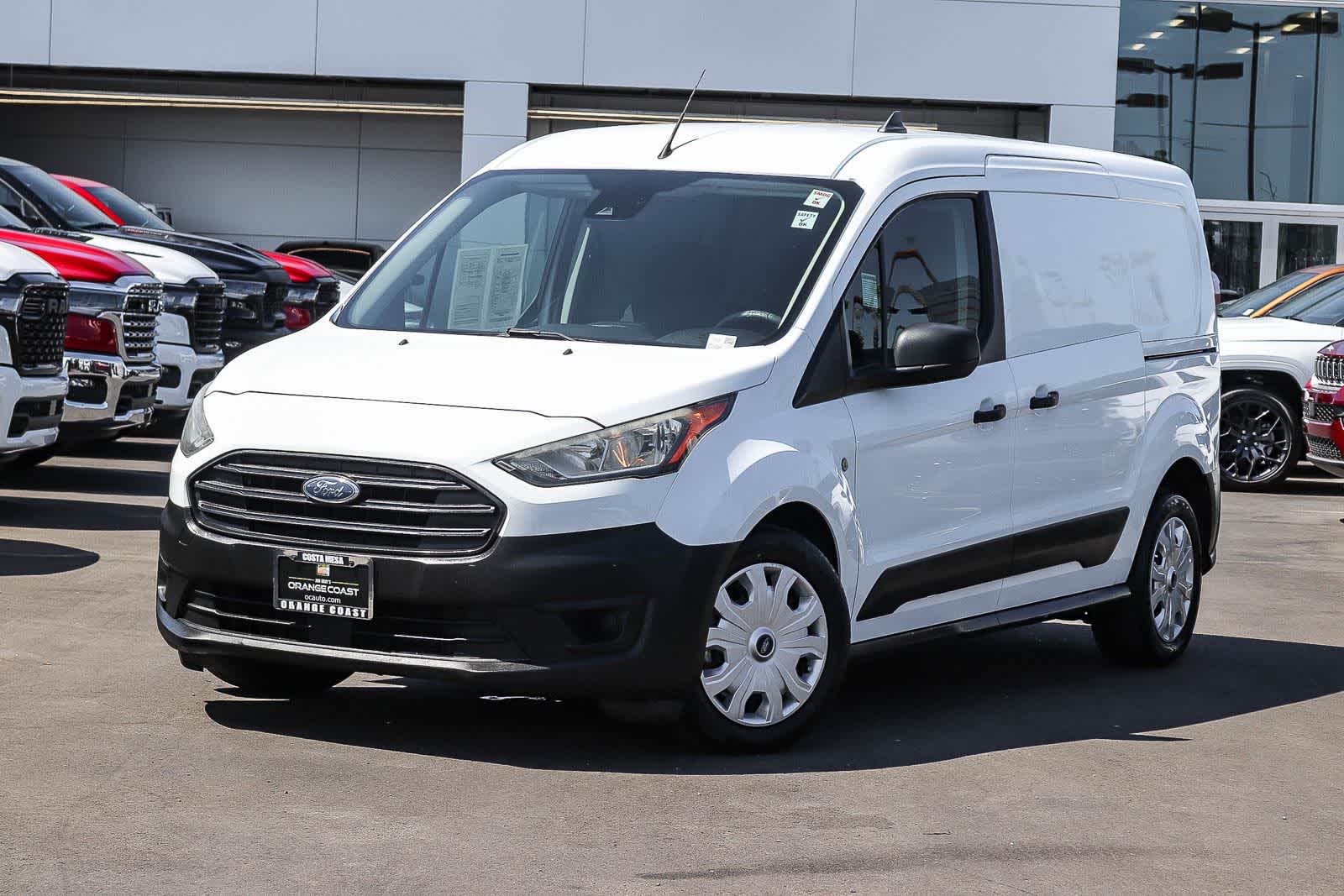 Frozen White 2020 Ford Transit Connect Cargo XL LWB FWD with Rear Cargo Doors Van Front-Wheel Drive Automatic