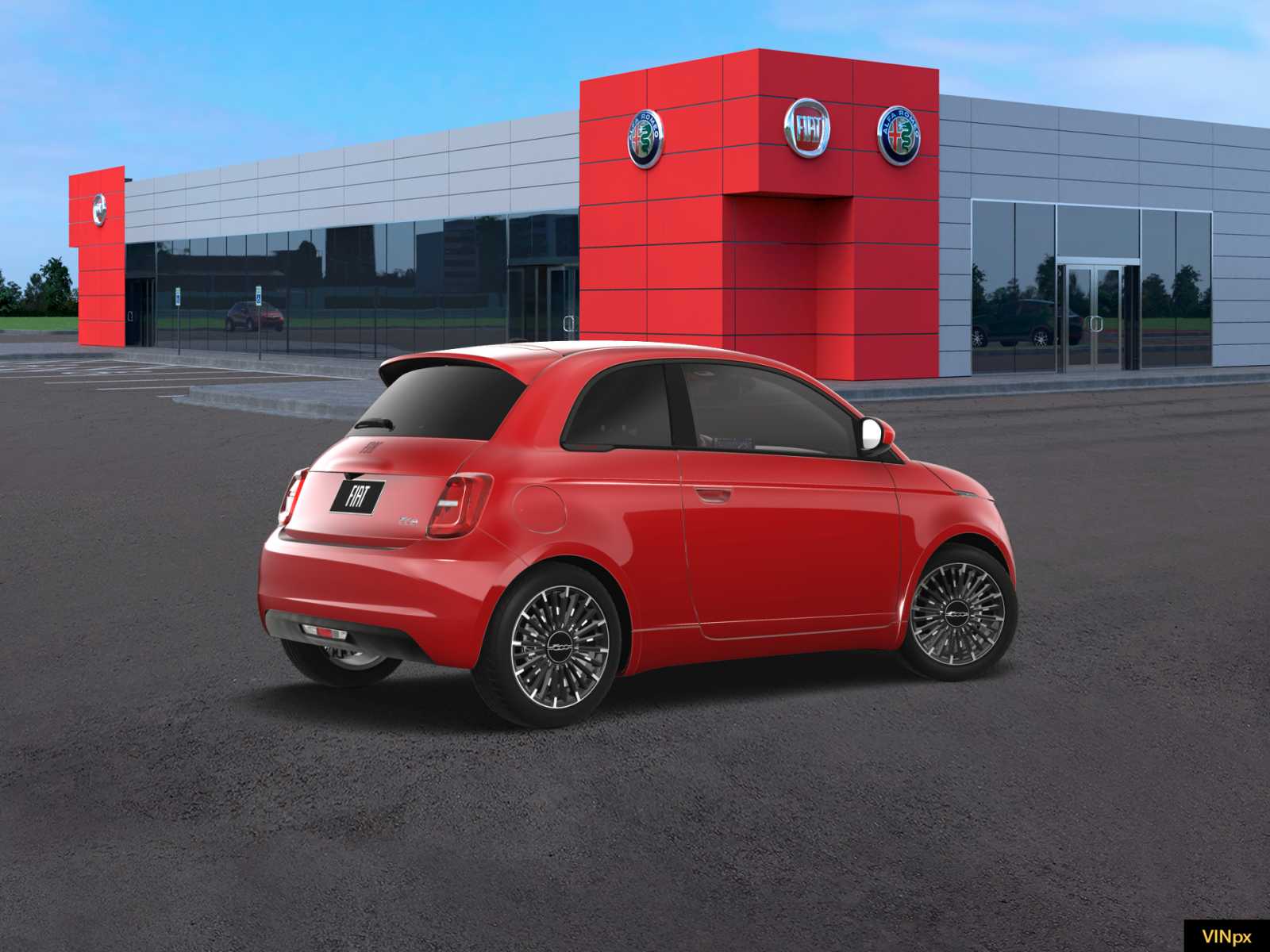 2024 FIAT 500e INSPI(RED) 8