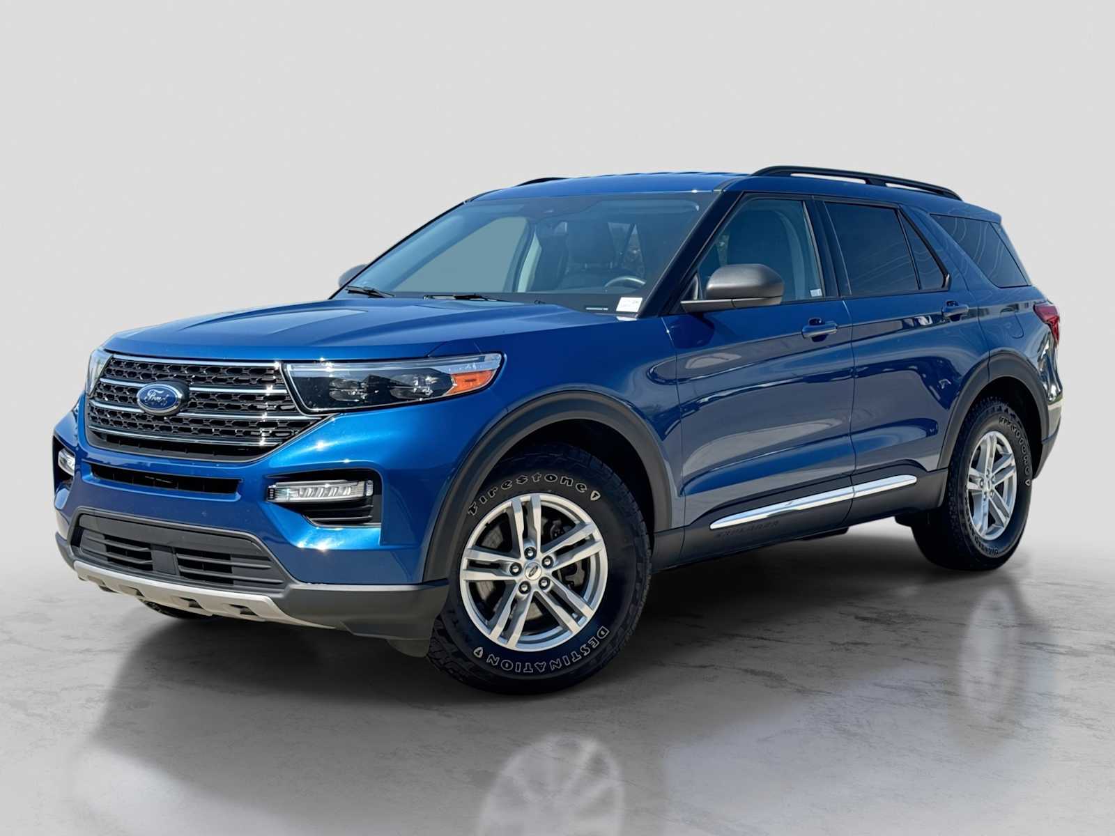 Atlas Blue Metallic 2022 Ford Explorer XLT AWD SUV / Crossover All-Wheel Drive Automatic