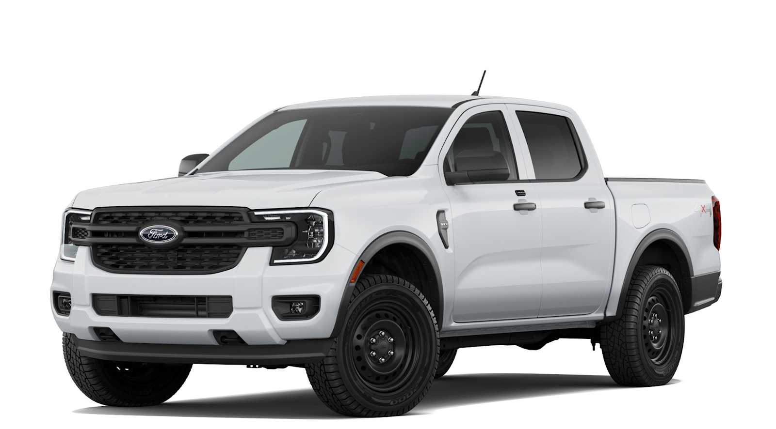 White 2026 Ford Ranger Pickup Truck Four-Wheel Drive Automatic