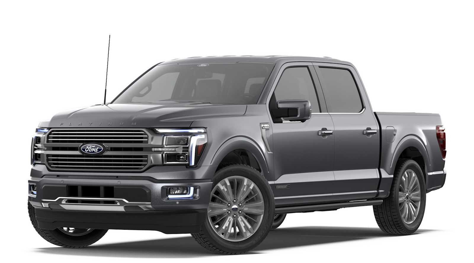 Gray 2026 Ford F-150 Pickup Truck Four-Wheel Drive Automatic