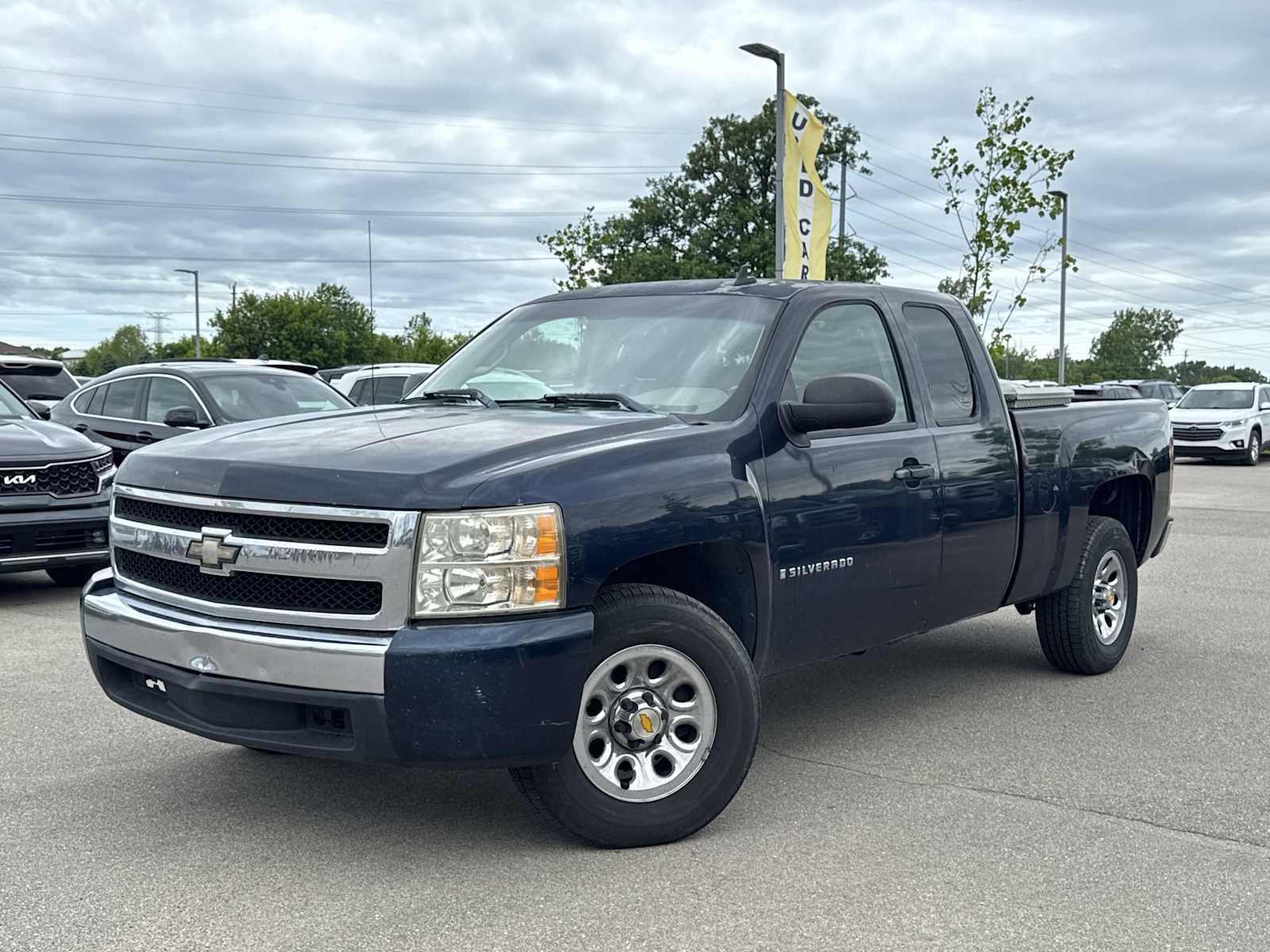 Dark Blue Metallic 2007 Chevrolet Silverado 1500 Work Truck Extended Cab RWD Pickup Truck Rear-Wheel Drive 4-Speed Automatic
