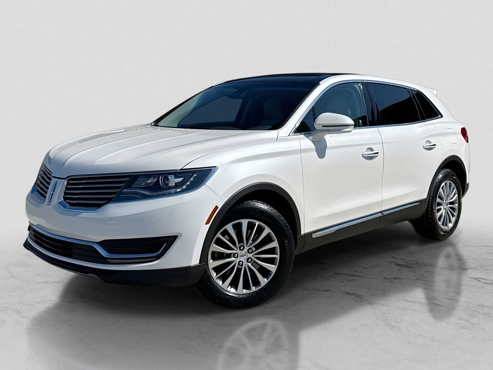 White Platinum Metallic Tri-Coat 2016 Lincoln MKX Select AWD SUV / Crossover All-Wheel Drive 6-Speed Automatic