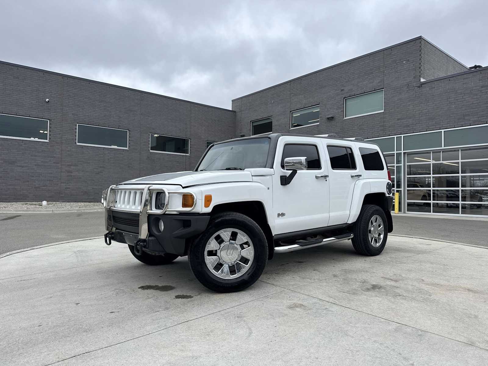 Birch White 2007 Hummer H3 4 Dr Base SUV / Crossover Four-Wheel Drive 4-Speed Automatic