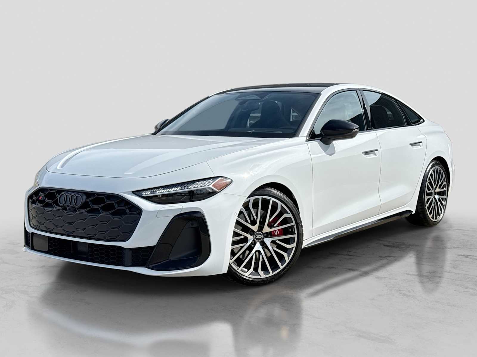White 2025 Audi S5 Sedan All-Wheel Drive 7-Speed Automatic