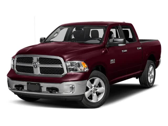 Red 2017 RAM 1500 Big Horn Crew Cab 4WD Pickup Truck Four-Wheel Drive Automatic
