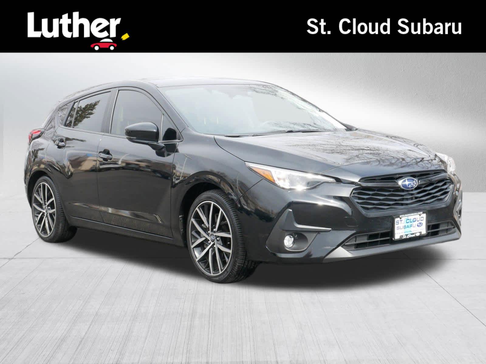 Black 2024 Subaru Impreza Sport AWD Wagon All-Wheel Drive Continuously Variable Transmission