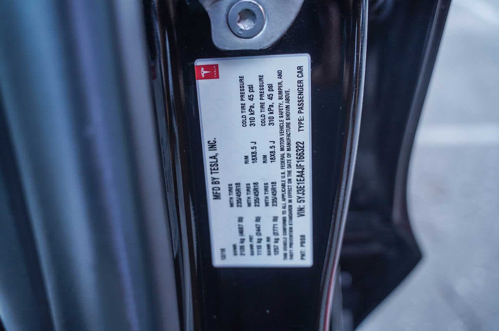 2018 Tesla Model 3 Mid Range Battery 29