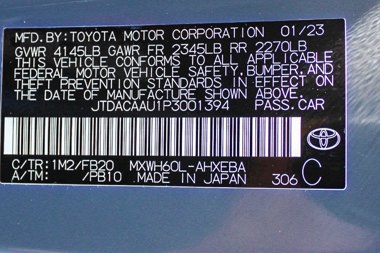 2023 Toyota Prius LE 27