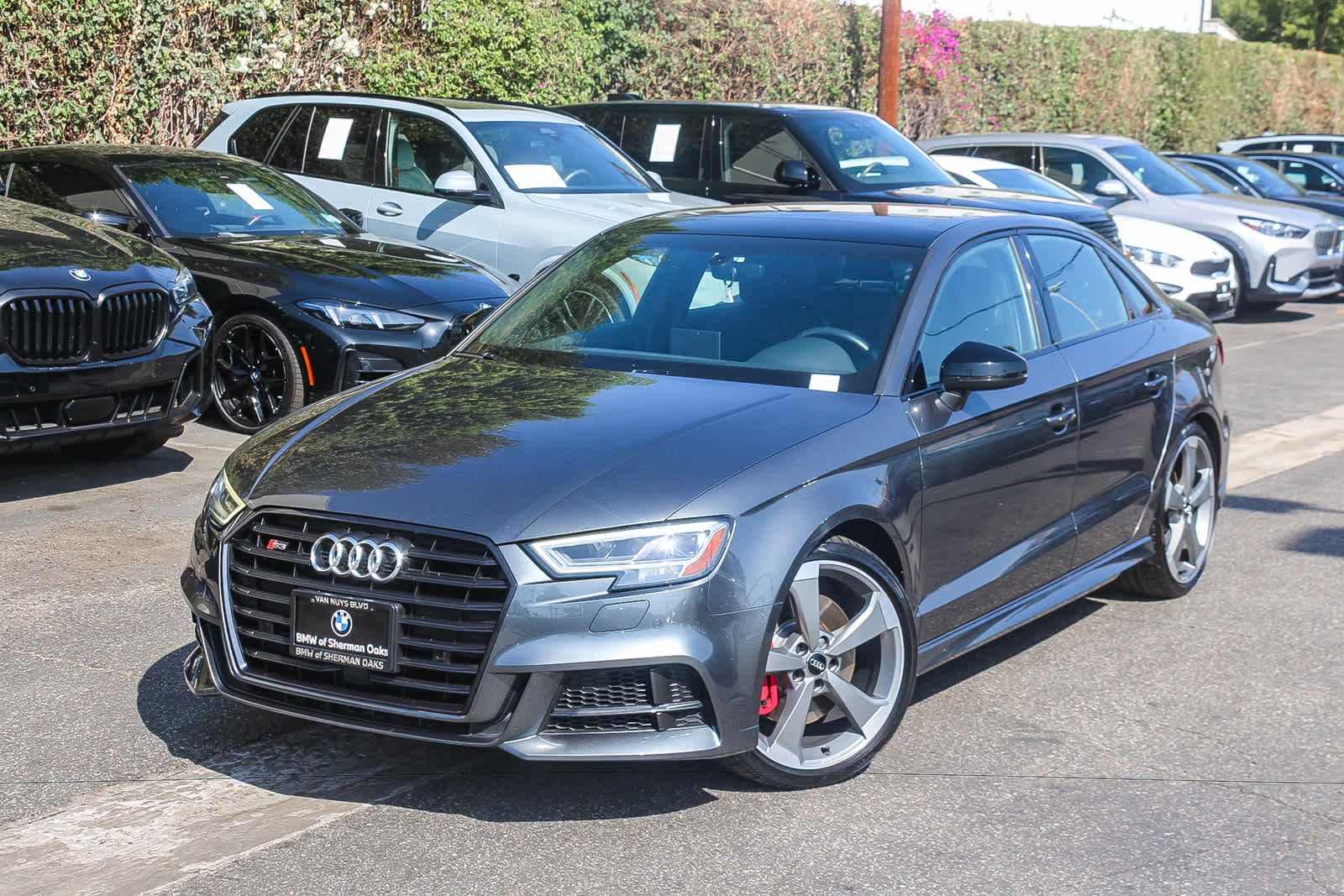 Gray 2019 Audi S3 Sedan All-Wheel Drive 7-Speed Automatic
