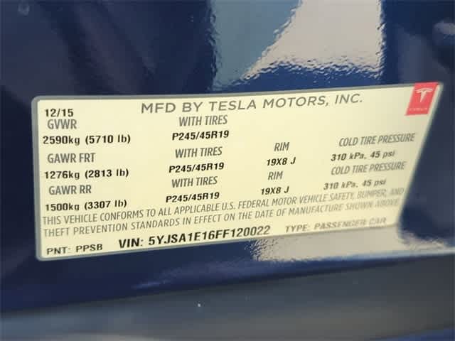 2015 Tesla Model S 70 32