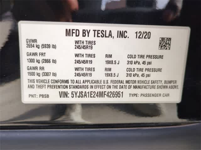 2021 Tesla Model S Long Range 32