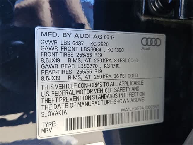 2018 Audi Q7 Premium Plus 38