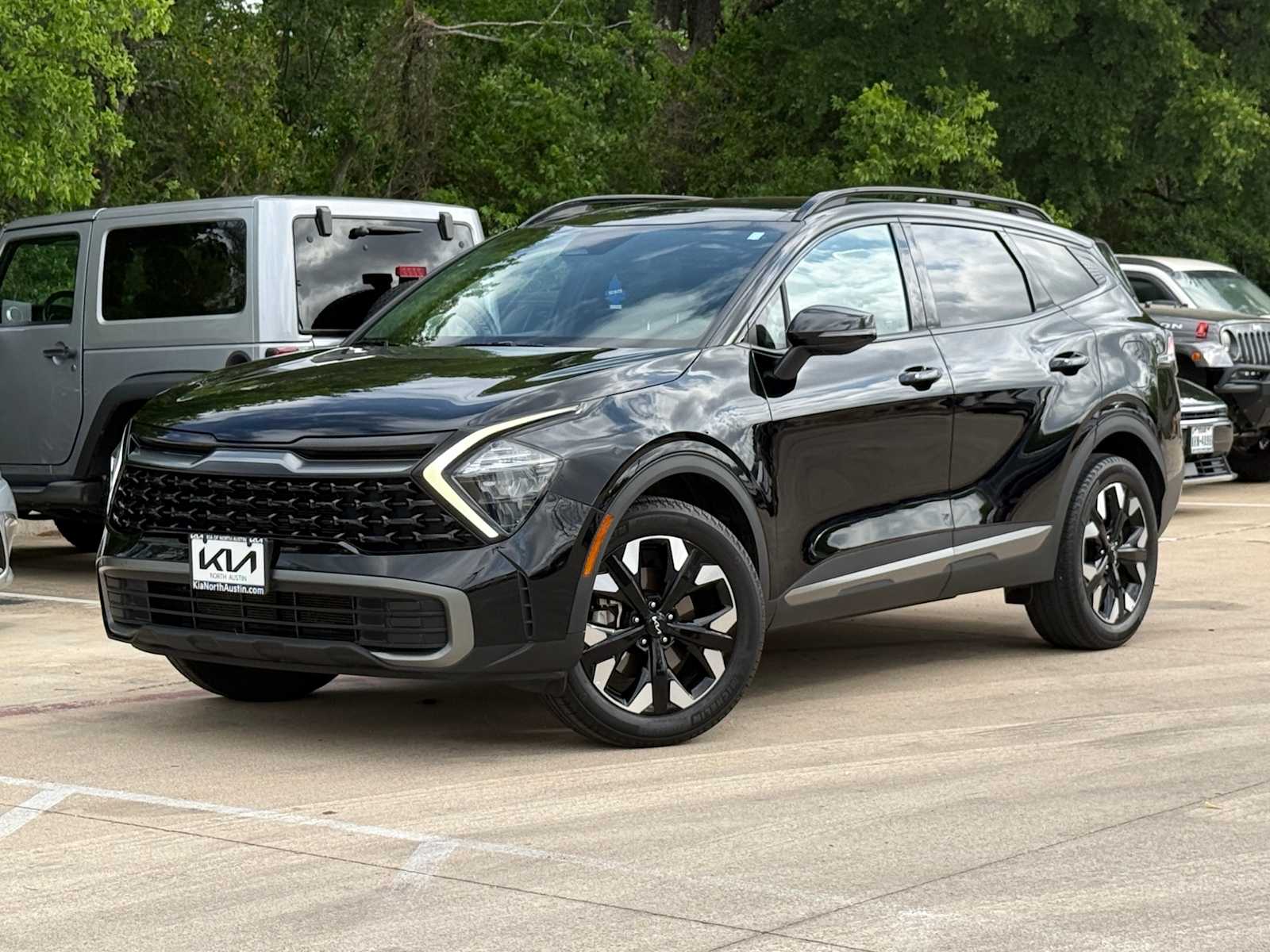 Ebony Black 2023 Kia Sportage X-Line AWD SUV / Crossover All-Wheel Drive 8-Speed Automatic