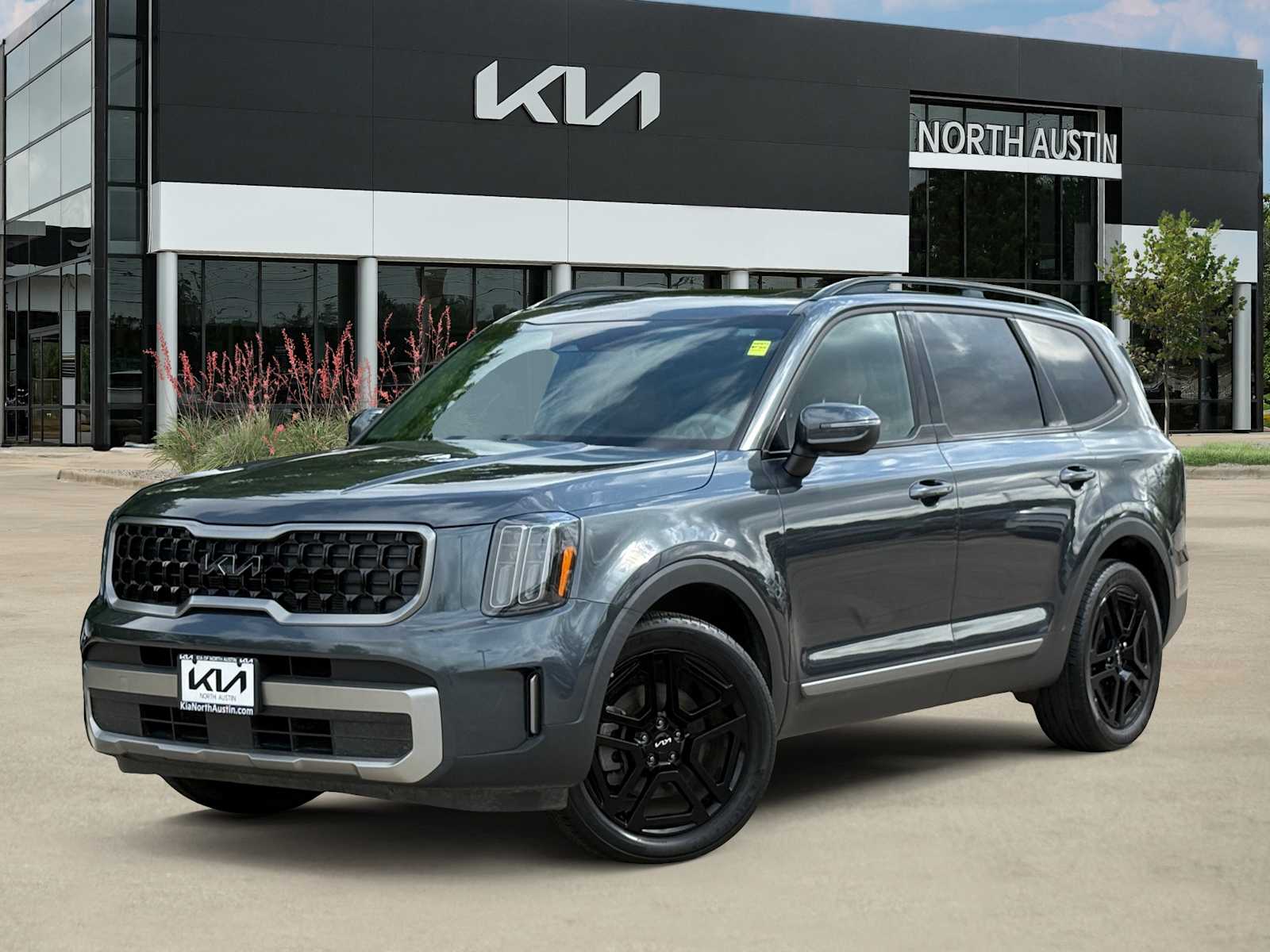 Gravity Gray 2023 Kia Telluride EX X-Line AWD SUV / Crossover All-Wheel Drive 8-Speed Automatic