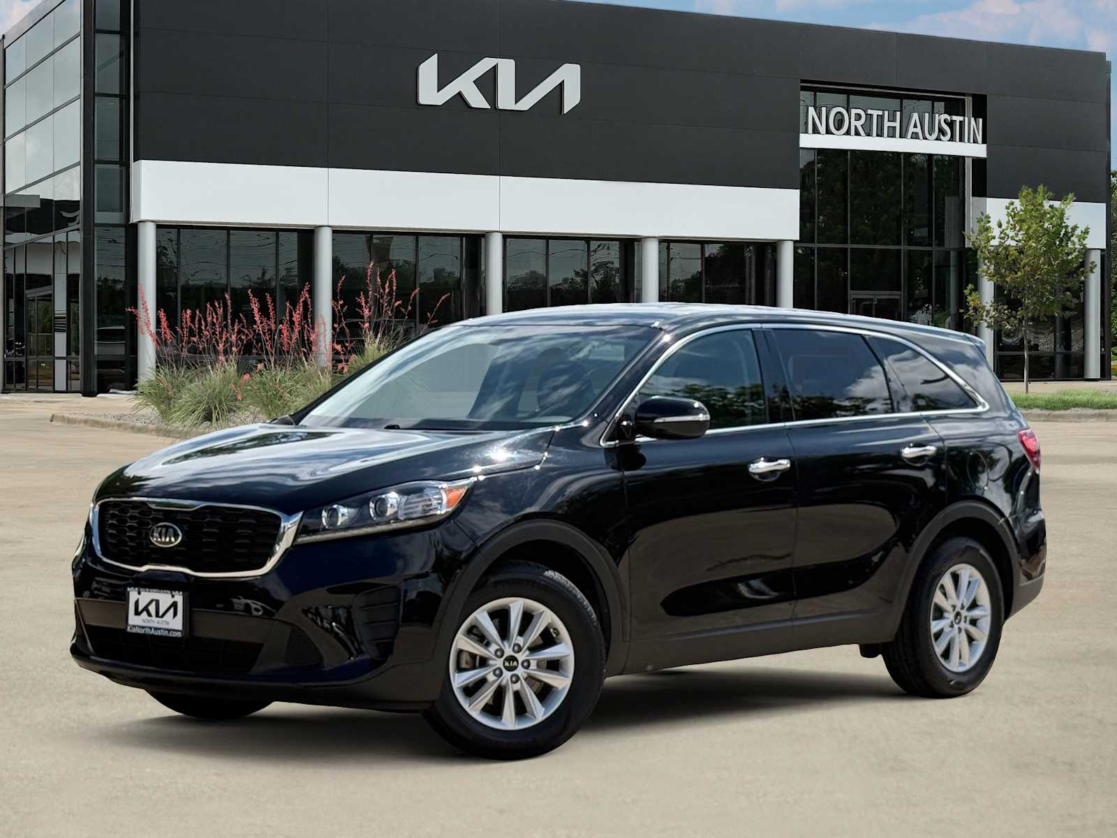 Ebony Black 2019 Kia Sorento L FWD SUV / Crossover Front-Wheel Drive 6-Speed Automatic