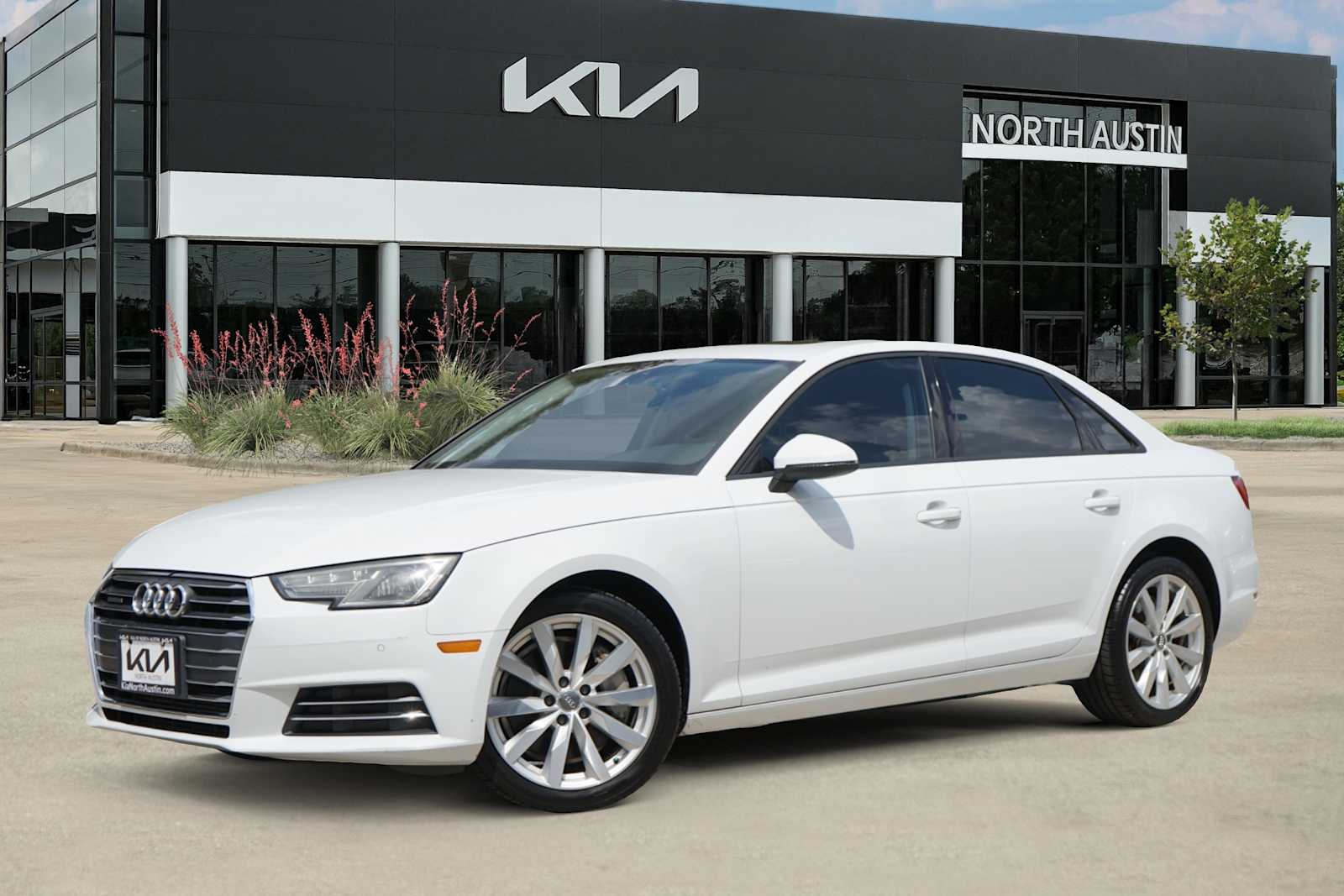 Glacier White Metallic 2017 Audi A4 Sedan All-Wheel Drive 7-Speed Automatic