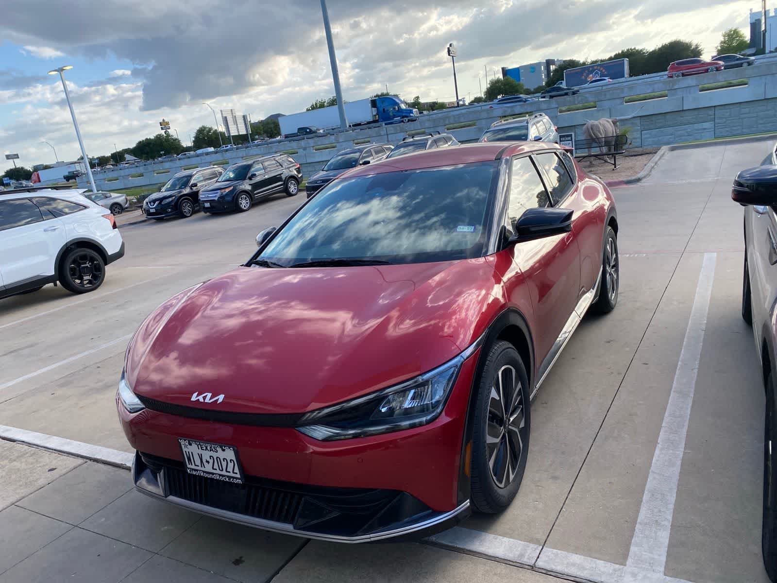 Runway Red 2023 Kia EV6 Wind RWD SUV / Crossover Rear-Wheel Drive Automatic