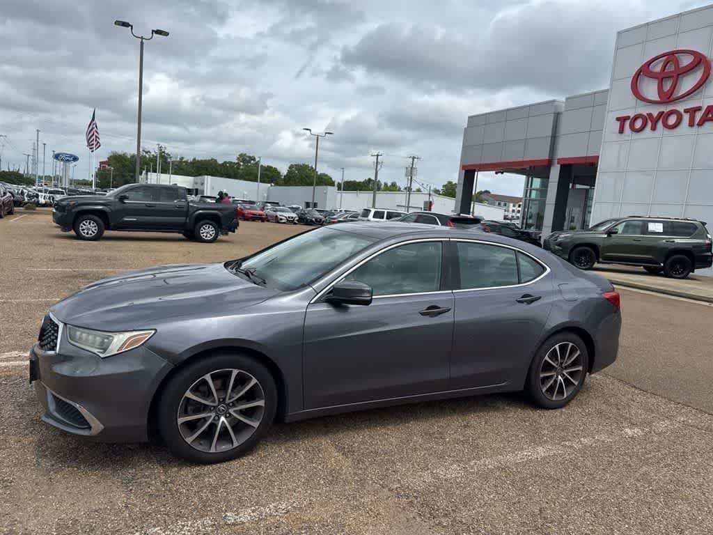 Gray 2018 Acura TLX V6 FWD Sedan Front-Wheel Drive 9-Speed Automatic