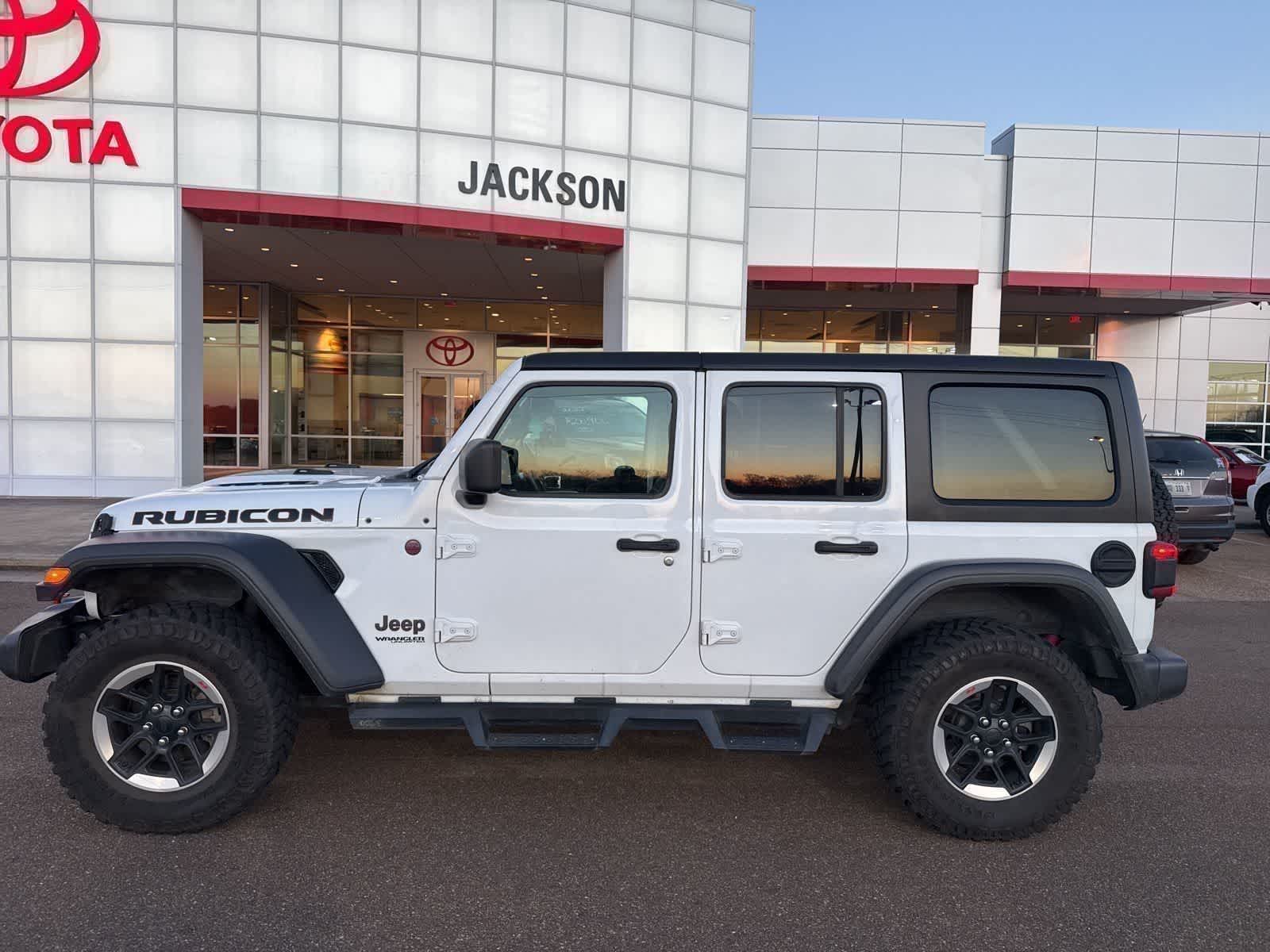 Bright White Clearcoat 2021 Jeep Wrangler Unlimited Rubicon 4WD SUV / Crossover Four-Wheel Drive 8-Speed Automatic