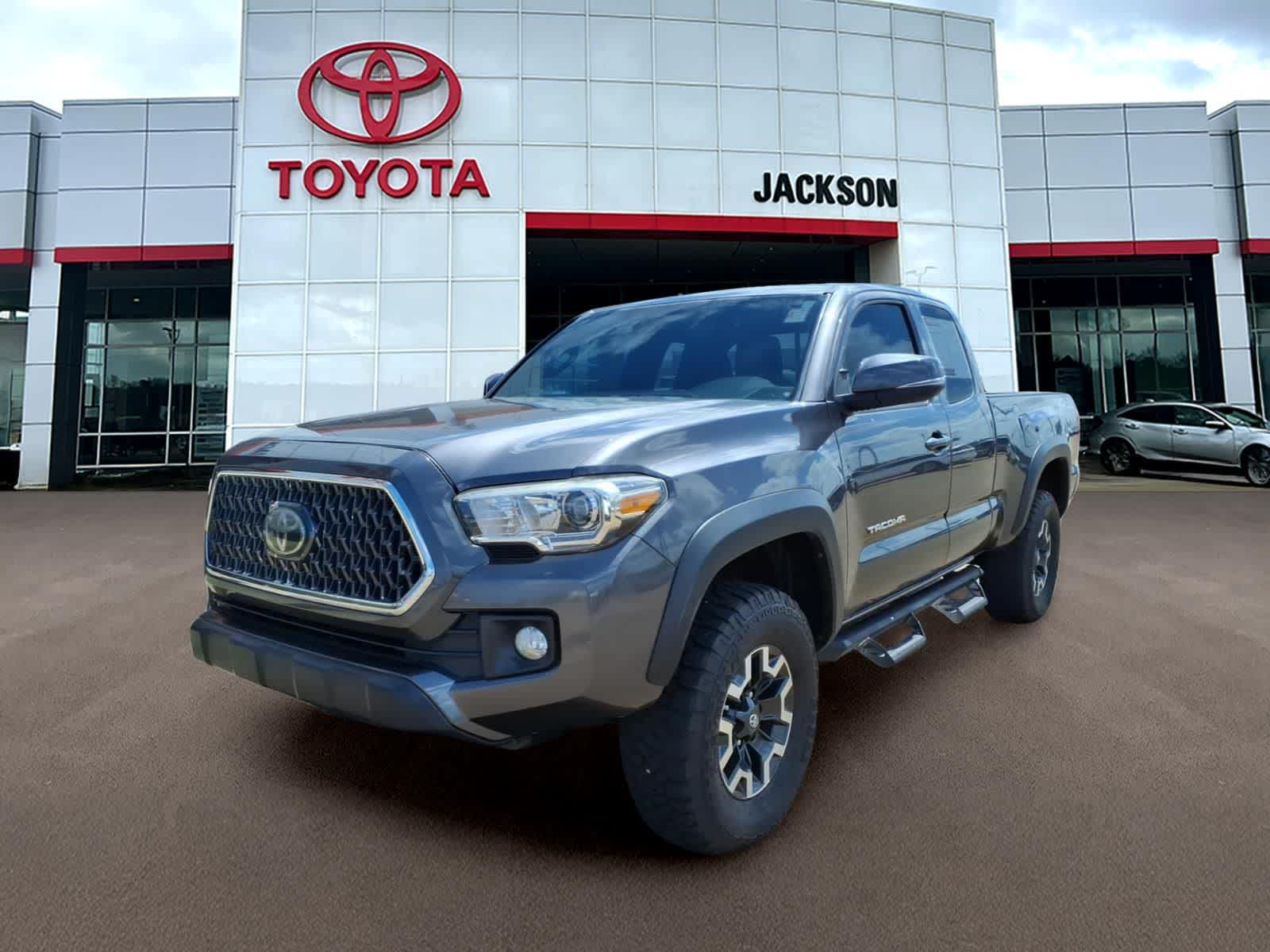 Magnetic Gray Metallic 2018 Toyota Tacoma TRD Off Road Access Cab 4WD Pickup Truck Four-Wheel Drive 6-Speed Automatic