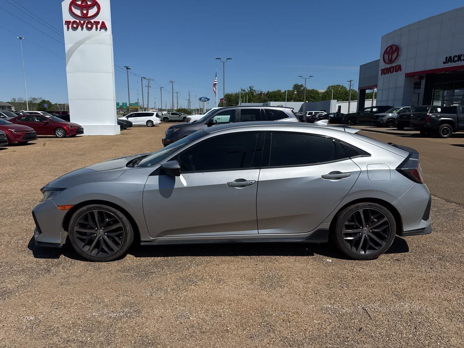 Lunar Silver Metallic 2020 Honda Civic Hatchback Sport FWD Hatchback Front-Wheel Drive Continuously Variable Transmission