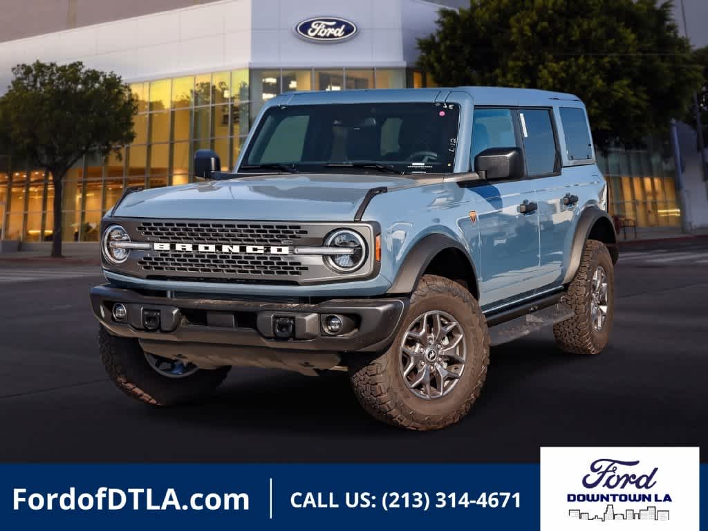 Blue (Azure Gray Metallic Tri-Coat) 2025 Ford Bronco SUV / Crossover Four-Wheel Drive Automatic